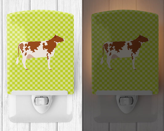 Ayrshire Cow Green Ceramic Night Light BB7653CNL