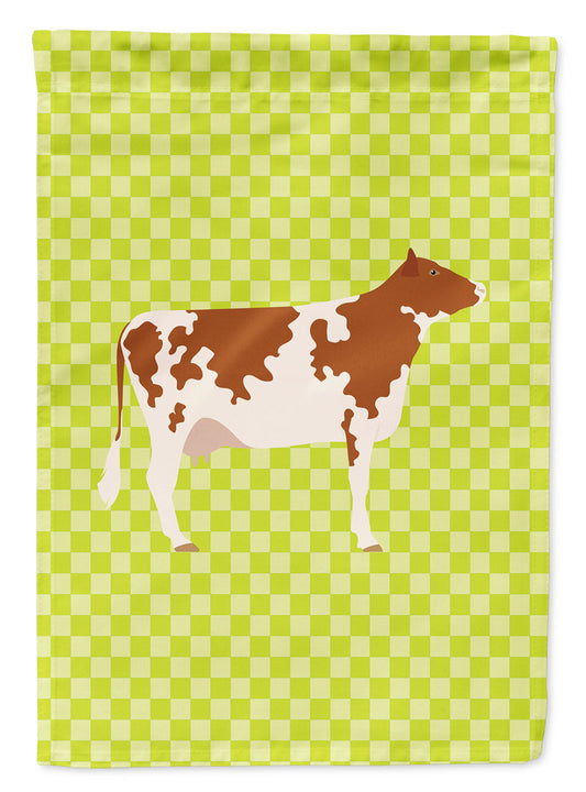 Ayrshire Cow Green Garden Flag - Outdoor Decorative Yard Flag