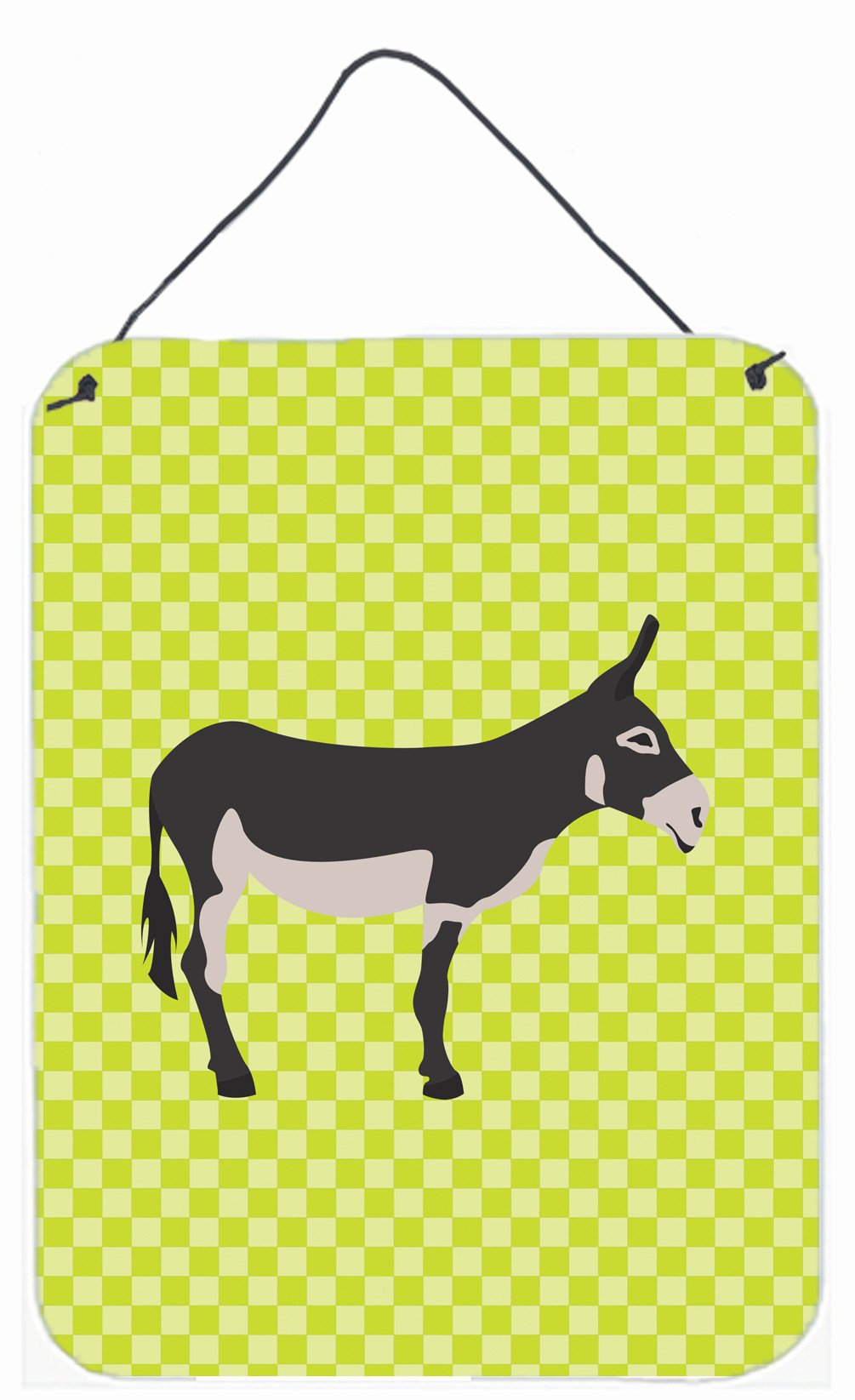 American Mammoth Jack Donkey Green Wall or Door Hanging Prints BB7670DS1216