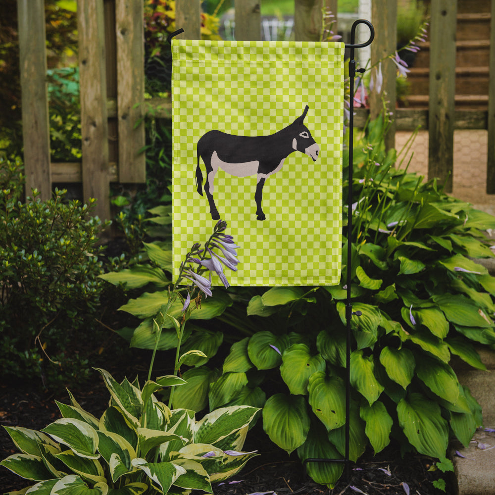 American Mammoth Jack Donkey Green Garden Flag - Outdoor Decorative Yard Flag