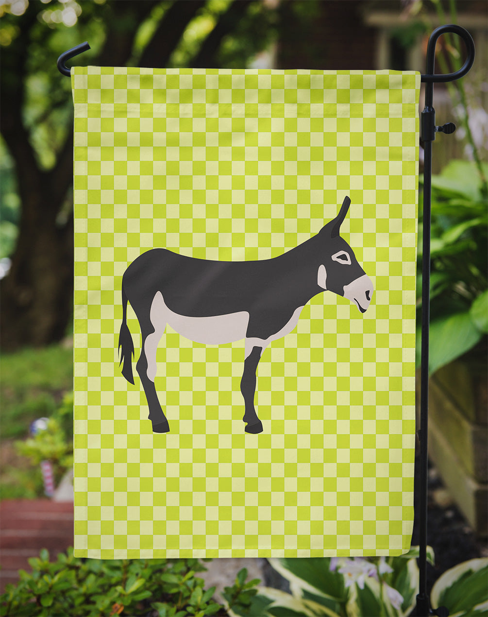 American Mammoth Jack Donkey Green Garden Flag - Outdoor Decorative Yard Flag
