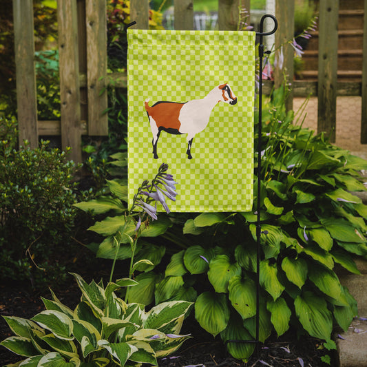 Alpine Goat Green Garden Flag - Outdoor Decorative Yard Flag