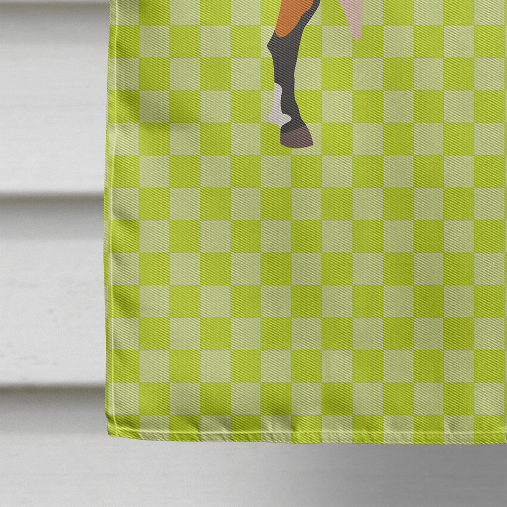 Anglo-nubian Nubian Goat Green Flag Canvas House Size BB7709CHF