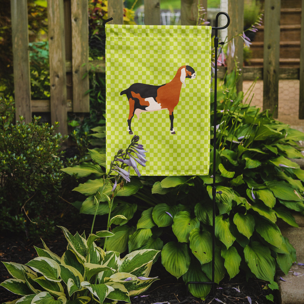 Anglo-nubian Nubian Goat Green Garden Flag - Outdoor Decorative Yard Flag