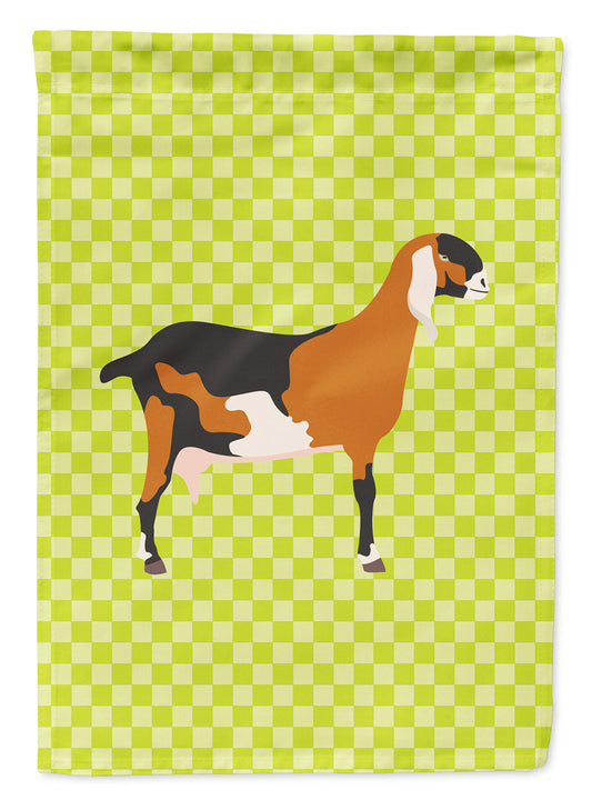 Anglo-nubian Nubian Goat Green Garden Flag - Outdoor Decorative Yard Flag