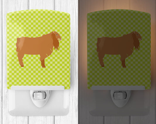 American Lamancha Goat Green Ceramic Night Light BB7711CNL