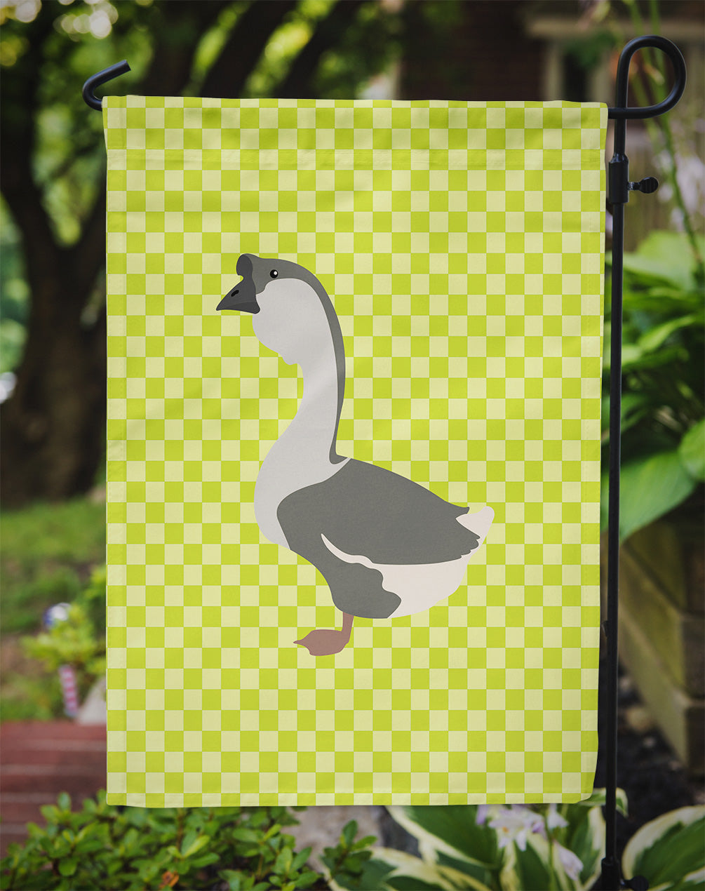 African Goose Green Garden Flag - Outdoor Decorative Yard Flag