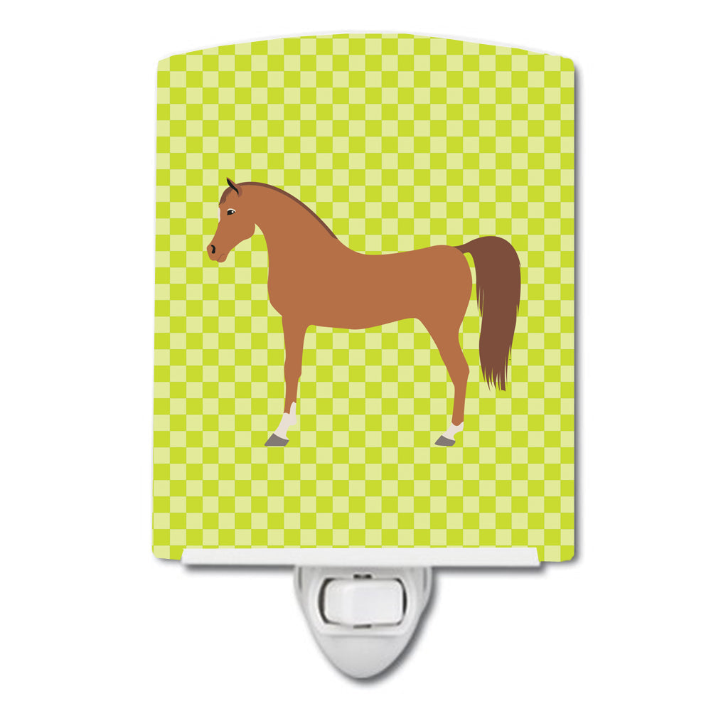 Arabian Horse Green Ceramic Night Light BB7737CNL
