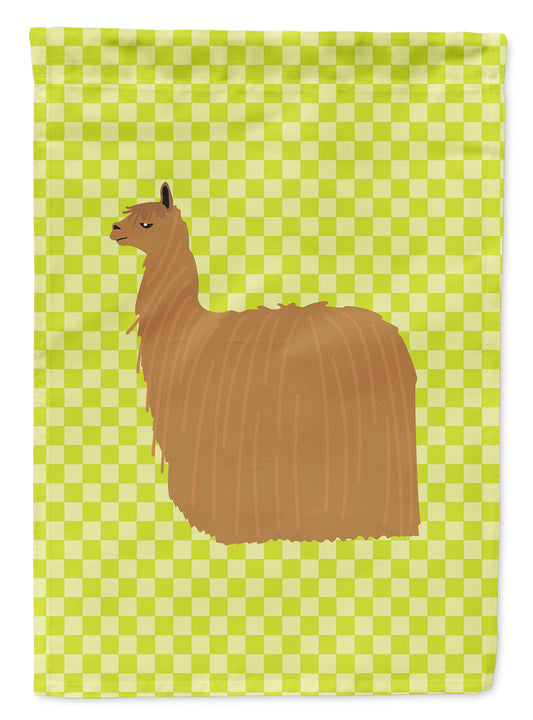 Alpaca Suri Green Garden Flag - Outdoor Decorative Yard Flag