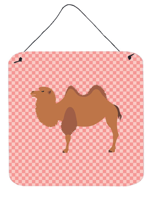 Bactrian Camel Pink Check Wall or Door Hanging Prints BB7818DS66