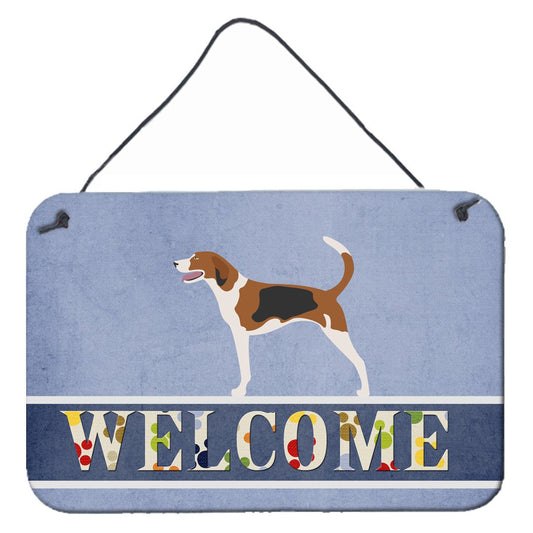 American Foxhound Welcome Wall or Door Hanging Prints BB8271DS812