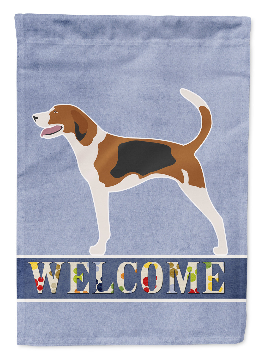 American Foxhound Welcome Garden Flag - Outdoor Decorative Yard Flag BB8271GF