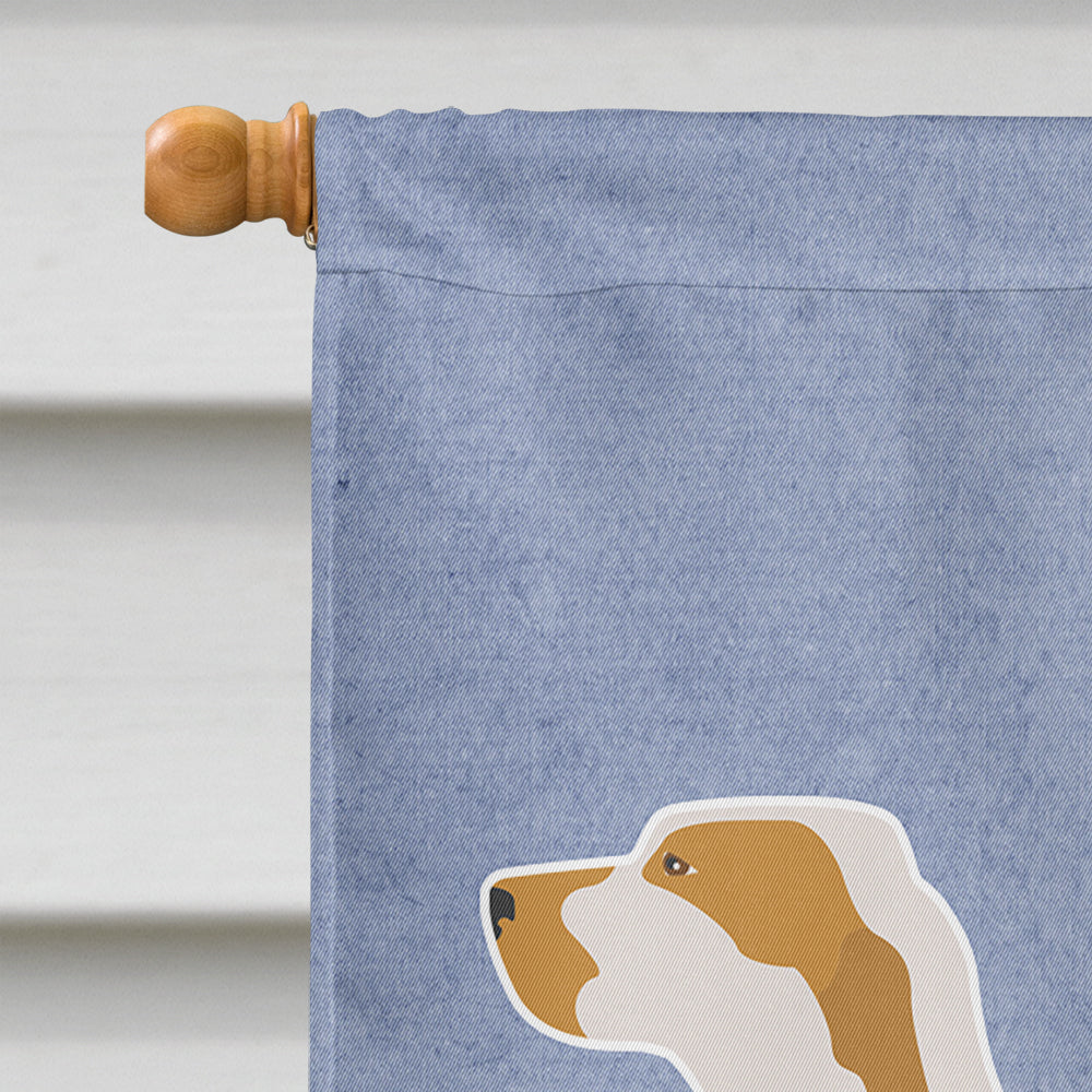 Ariege Pointer Welcome Flag Canvas House Size BB8272CHF