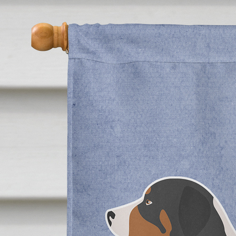 Appenzeller Sennenhund Welcome Flag Canvas House Size BB8288CHF
