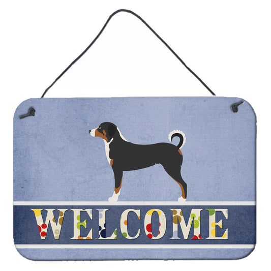 Appenzeller Sennenhund Welcome Wall or Door Hanging Prints BB8288DS812