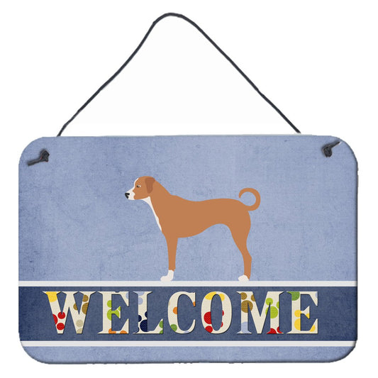 Australian Pinscher Welcome Wall or Door Hanging Prints BB8290DS812
