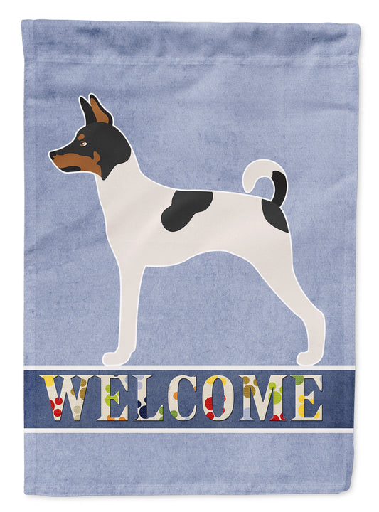 American Toy Fox Terrier Welcome Garden Flag - Outdoor Decorative Yard Flag BB8306GF