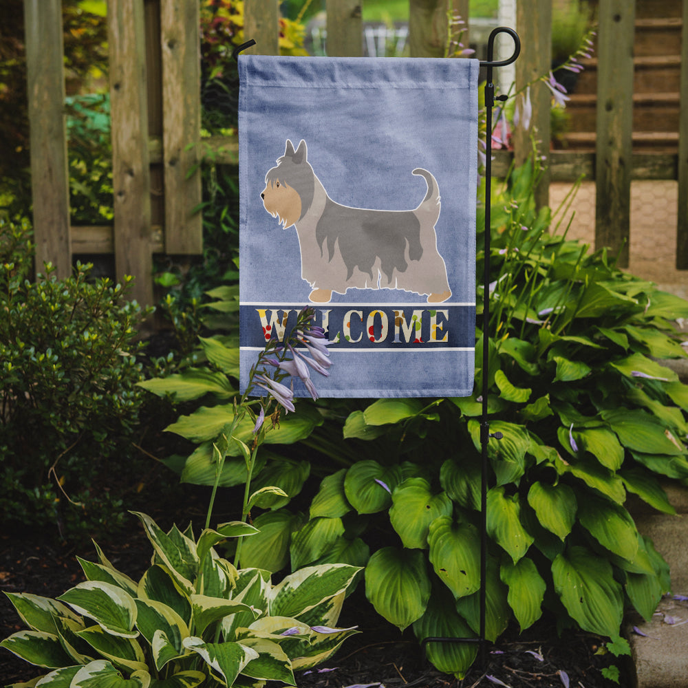 Australian Silky Terrier Welcome Garden Flag - Outdoor Decorative Yard Flag BB8307GF