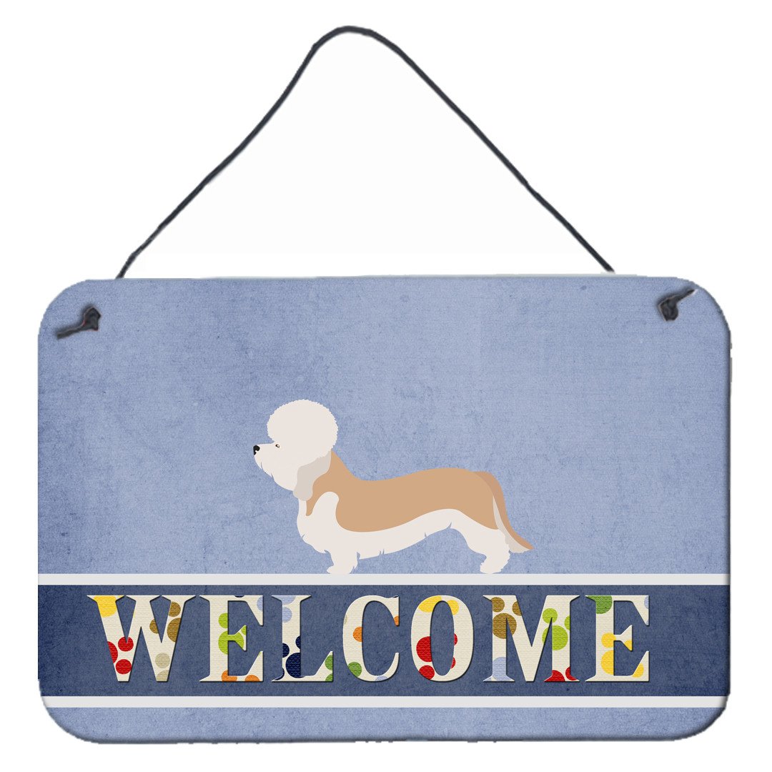 Dandie Dinmont Terrier Welcome Wall or Door Hanging Prints BB8312DS812