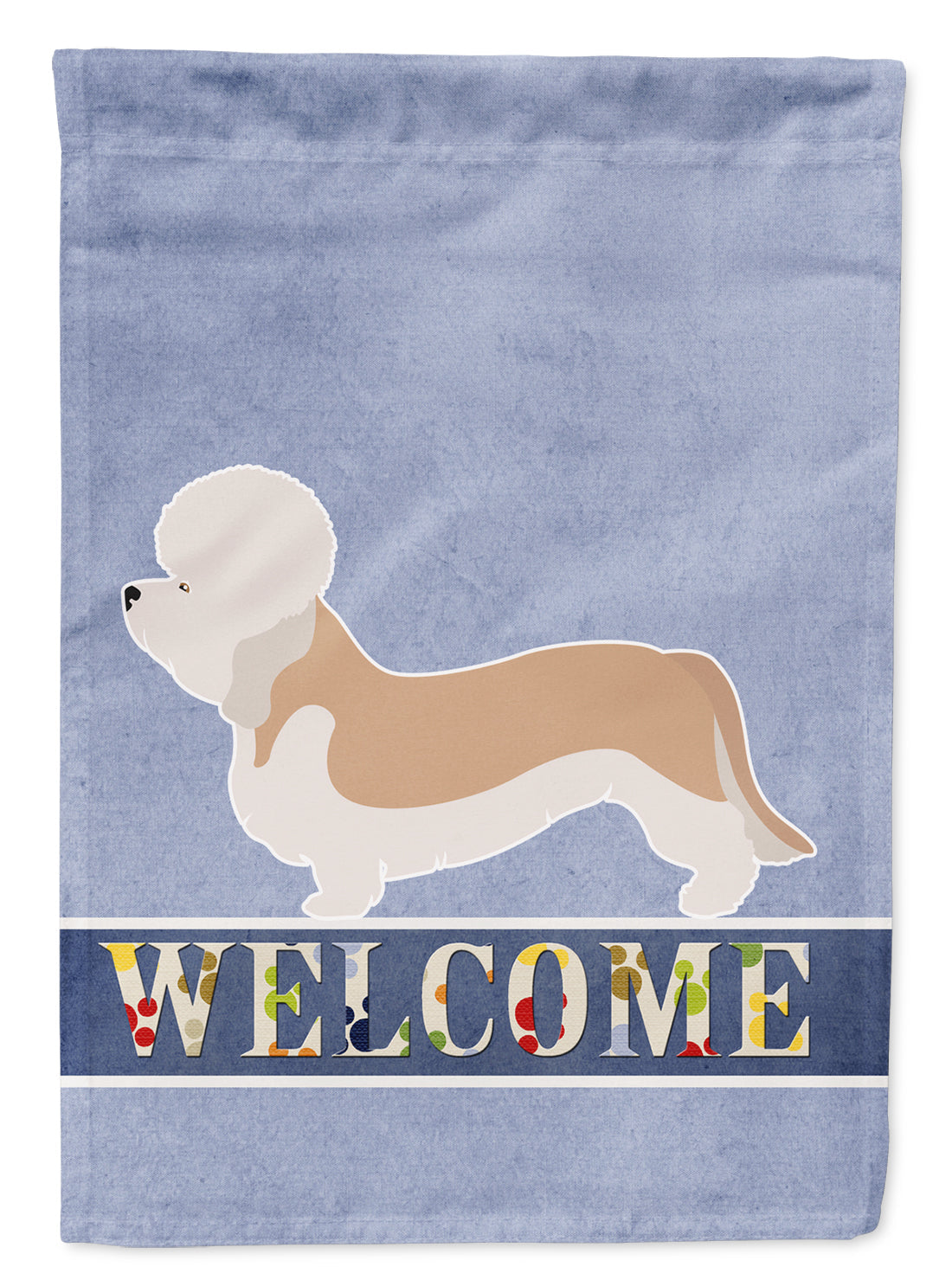 Dandie Dinmont Terrier Welcome Garden Flag - Outdoor Decorative Yard Flag BB8312GF