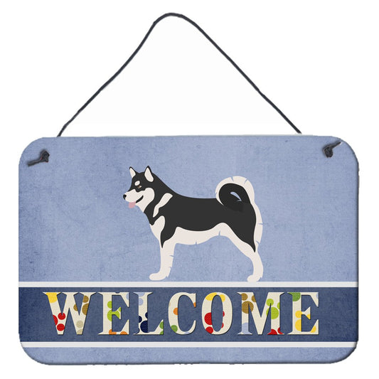 Alaskan Malamute Welcome Wall or Door Hanging Prints BB8324DS812