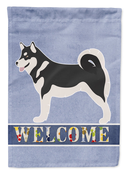 Alaskan Malamute Welcome Garden Flag - Outdoor Decorative Yard Flag BB8324GF
