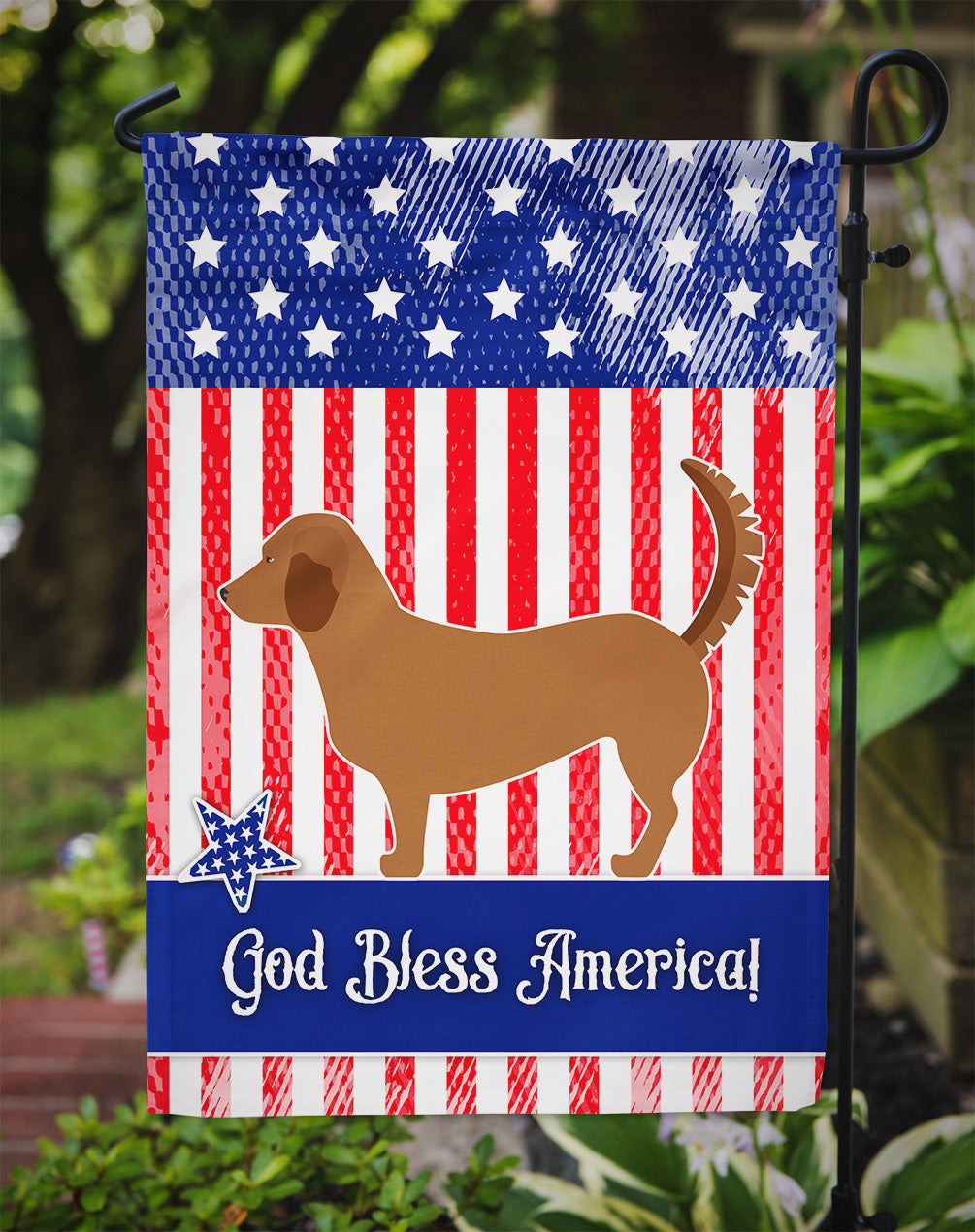 Alpine Dachsbrake American Garden Flag - Outdoor Decorative Yard Flag BB8351GF