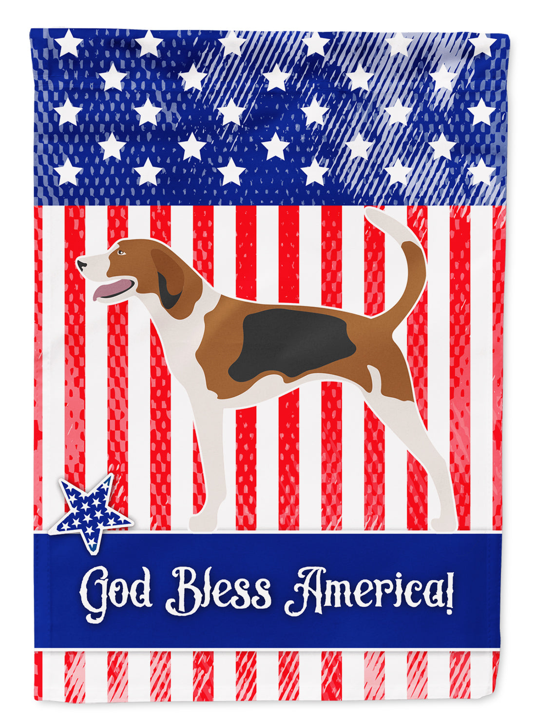 American Foxhound American Garden Flag - Outdoor Decorative Yard Flag BB8352GF