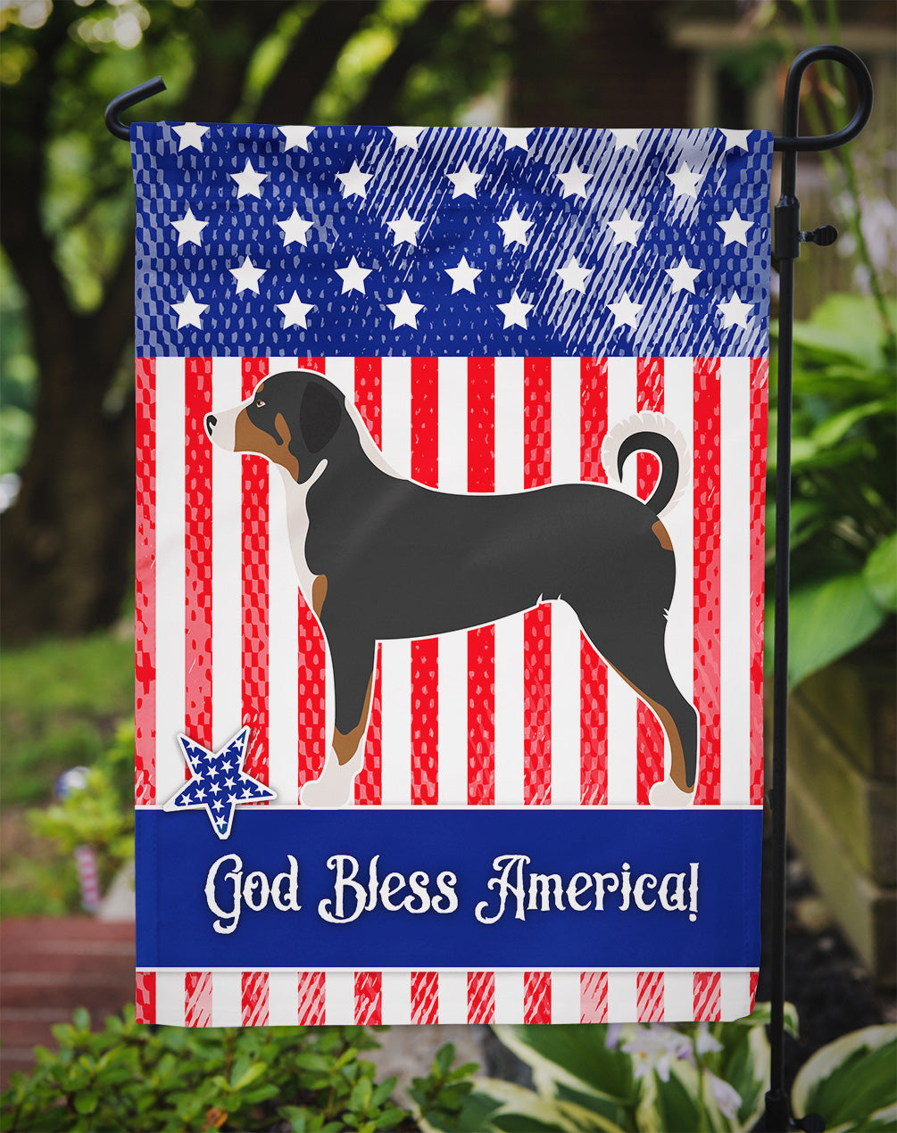 Appenzeller Sennenhund American Garden Flag - Outdoor Decorative Yard Flag BB8369GF