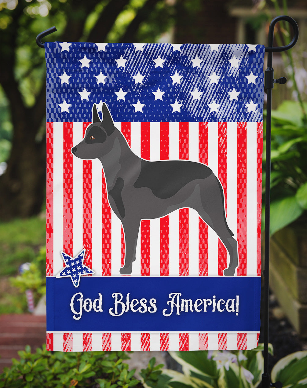 Australian Cattle Dog American Garden Flag - Outdoor Decorative Yard Flag BB8370GF