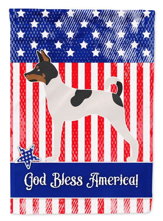 American Toy Fox Terrier American Garden Flag - Outdoor Decorative Yard Flag BB8387GF