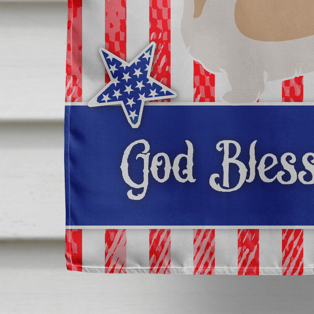 Dandie Dinmont Terrier American Flag Canvas House Size BB8393CHF