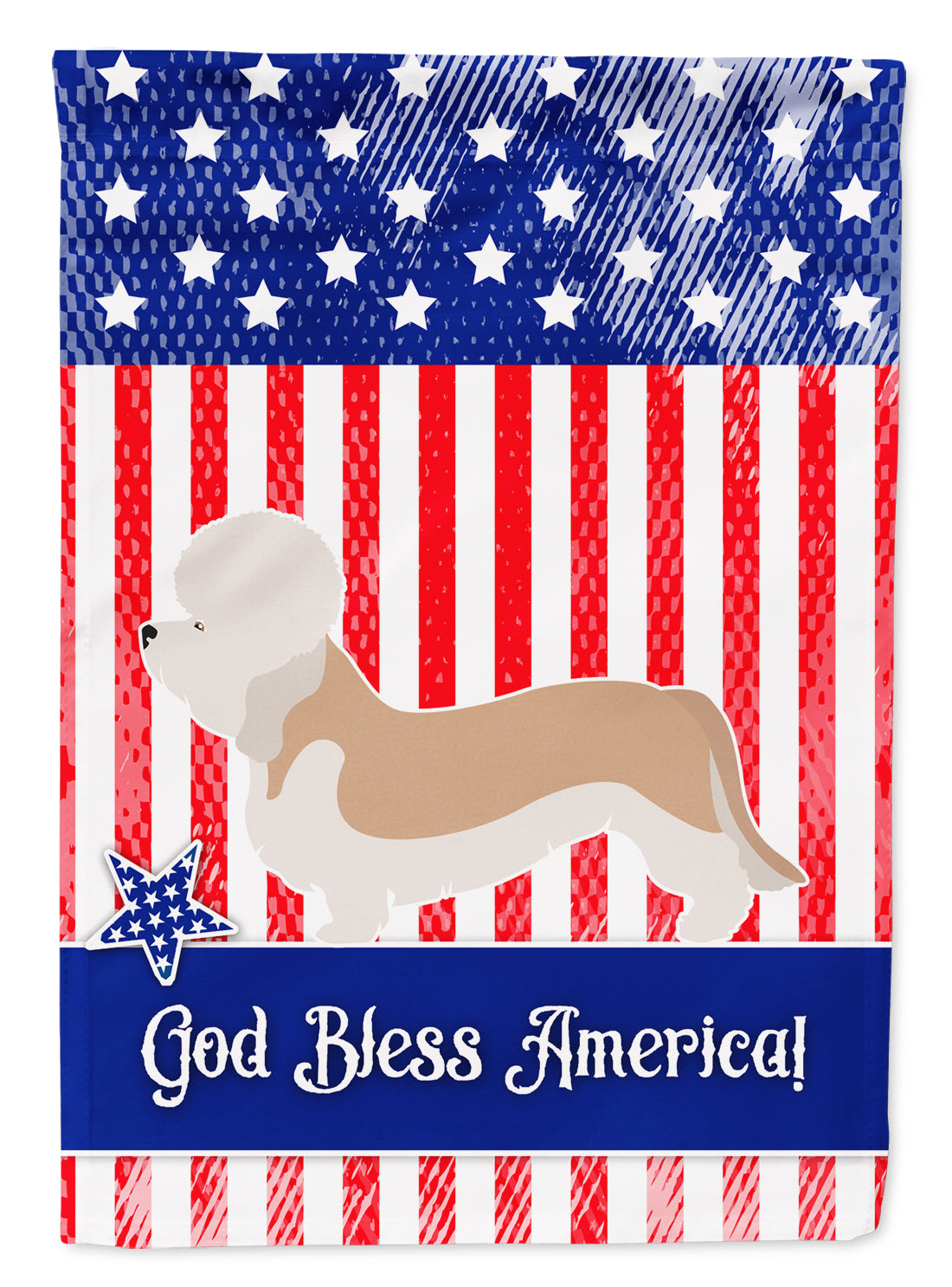Dandie Dinmont Terrier American Garden Flag - Outdoor Decorative Yard Flag BB8393GF