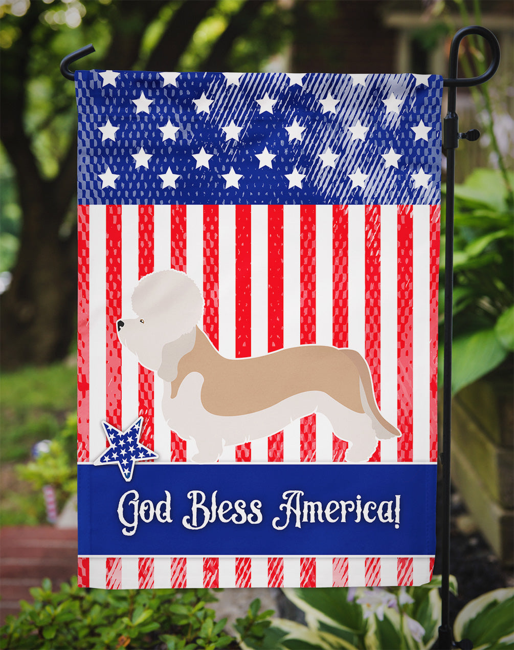 Dandie Dinmont Terrier American Garden Flag - Outdoor Decorative Yard Flag BB8393GF