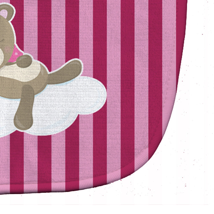 Baby Girl Bear on Cloud Baby Bib BB8621BIB