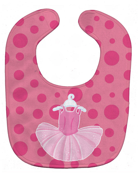 Ballet Tutu on Polka dots Baby Bib BB8626BIB