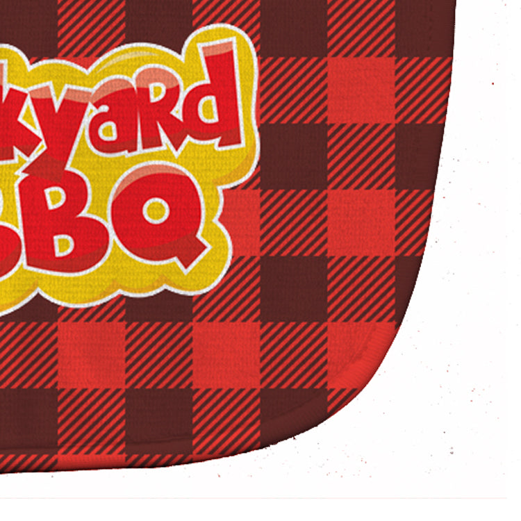 Backyard BBQ on Plaid Baby Bib BB8627BIB