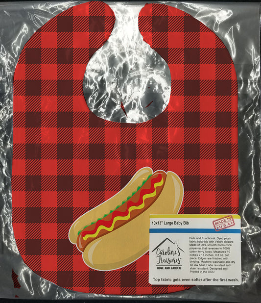 Backyard BBQ Hot Dog Baby Bib BB8628BIB