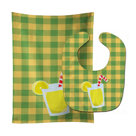 Backyard BBQ Lemonade #1 Baby Bib & Burp Cloth BB8635STBU