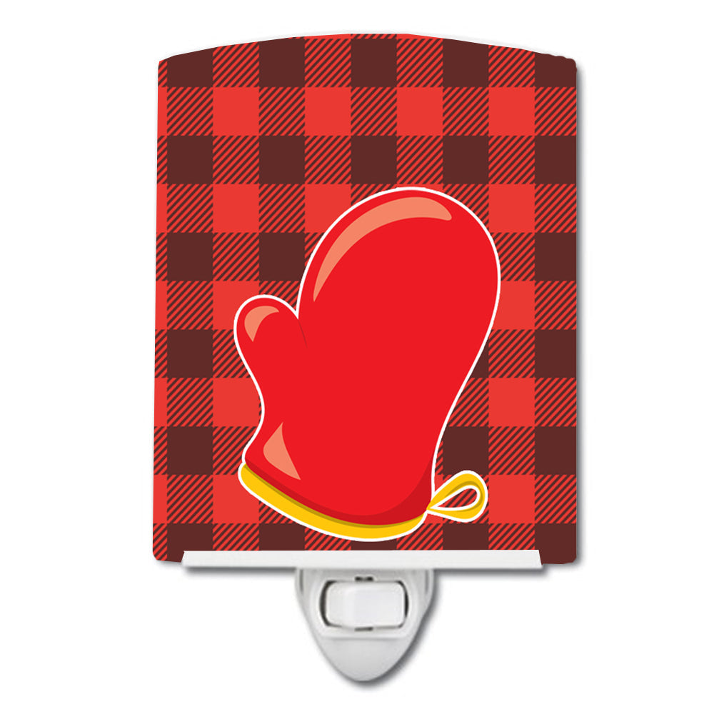 Backyard BBQ Mitt Ceramic Night Light BB8636CNL