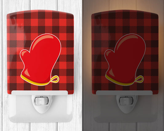 Backyard BBQ Mitt Ceramic Night Light BB8636CNL