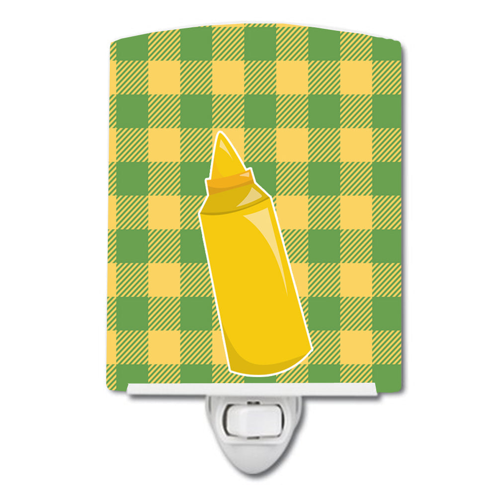 Backyard BBQ Mustard Ceramic Night Light BB8639CNL