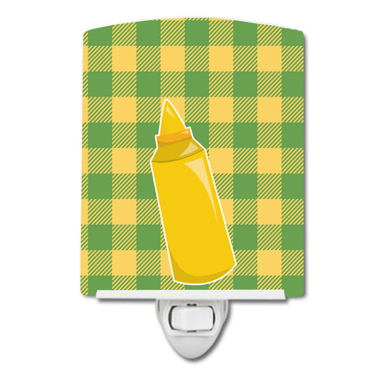 Backyard BBQ Mustard Ceramic Night Light BB8639CNL