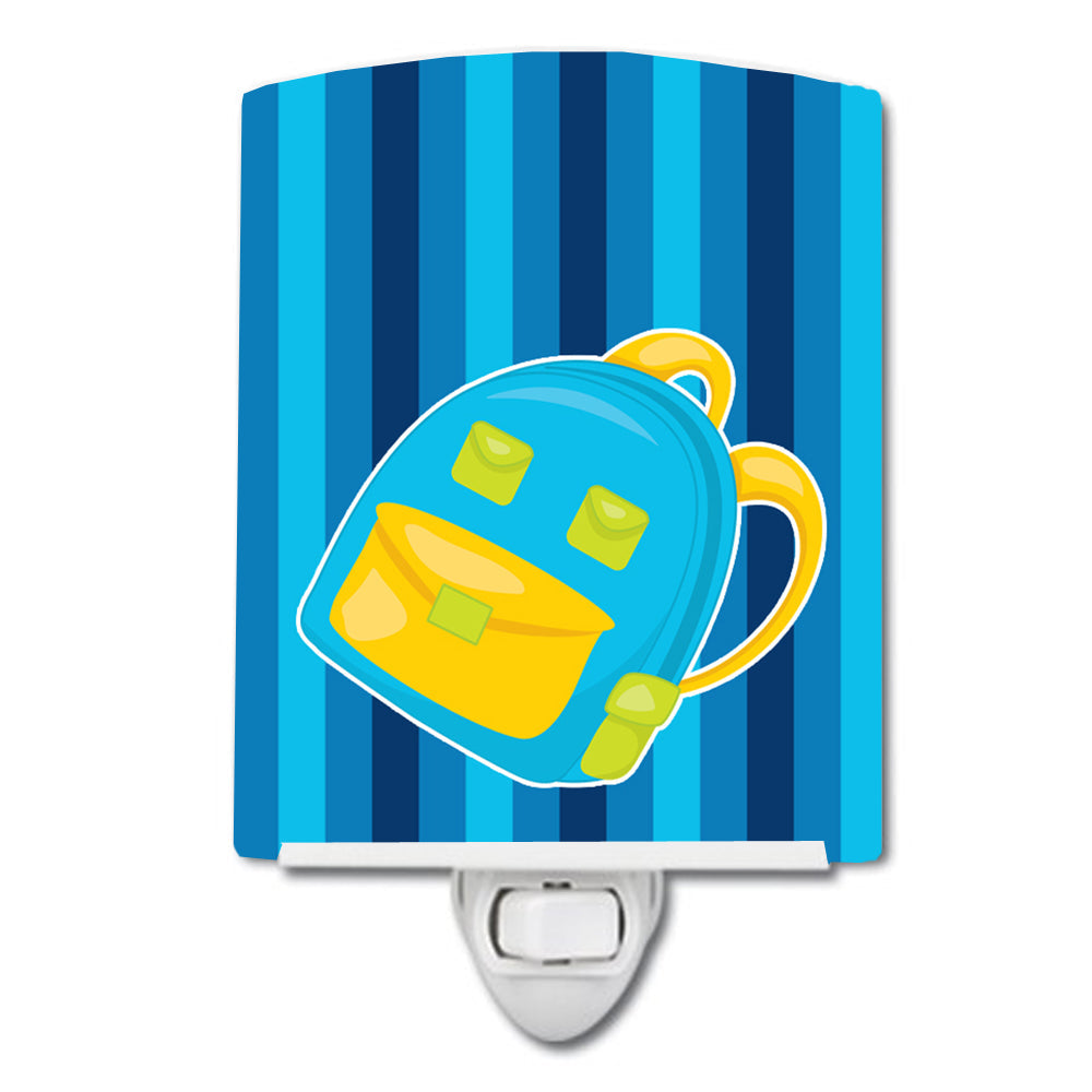 Back to School Backpack #2 Ceramic Night Light BB8867CNL