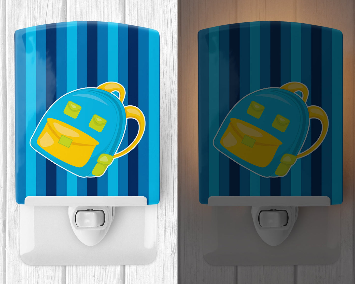 Back to School Backpack #2 Ceramic Night Light BB8867CNL