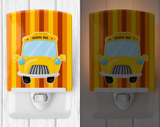 Back to School Bus Ceramic Night Light BB8868CNL