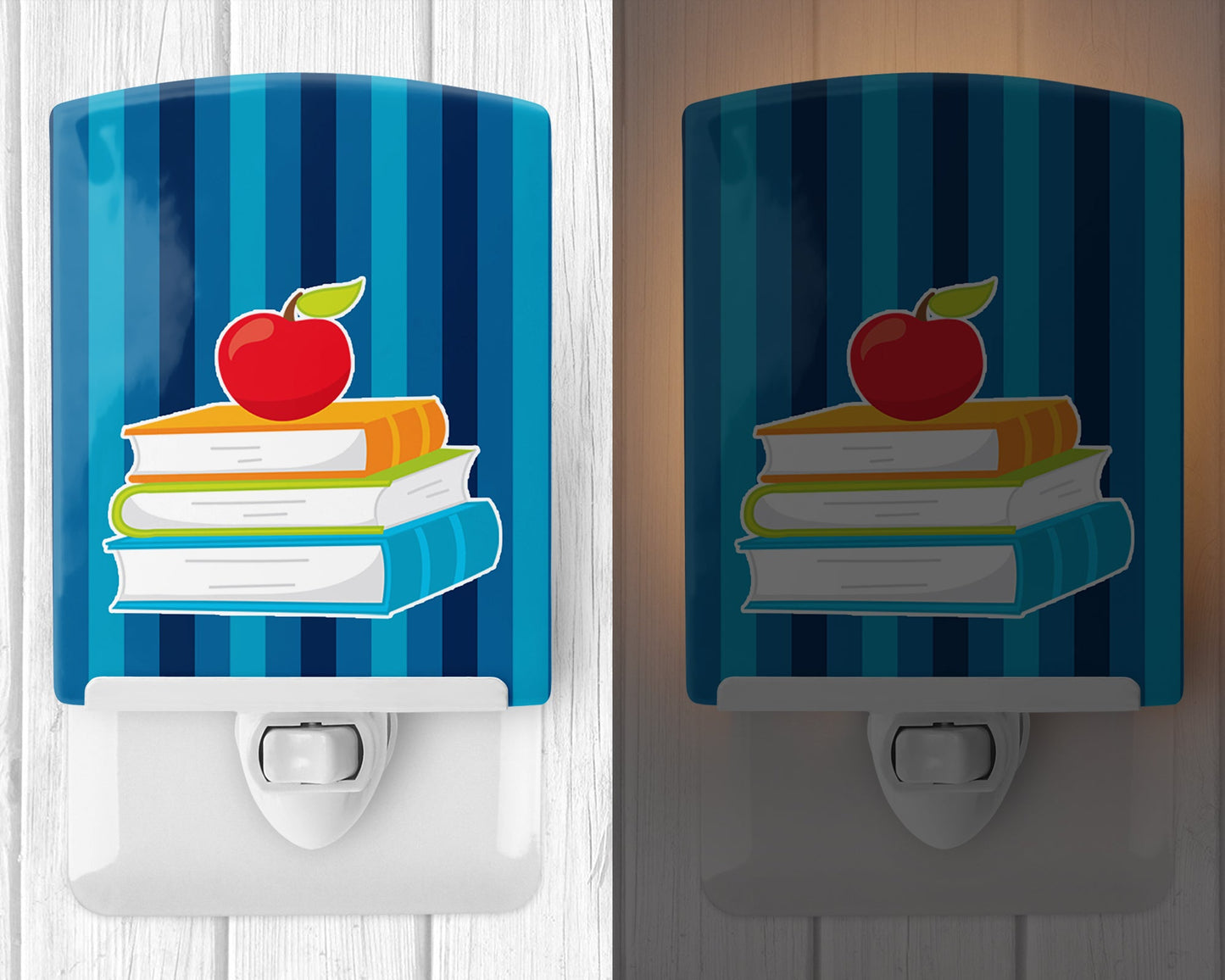 Back to School Books Ceramic Night Light BB8870CNL