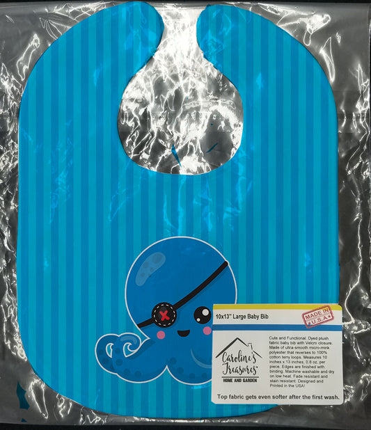 Dinosaur Blue Baby Bib BB8919BIB