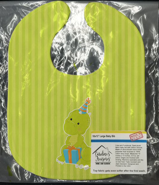 Dinosaur Green Baby Bib BB8928BIB