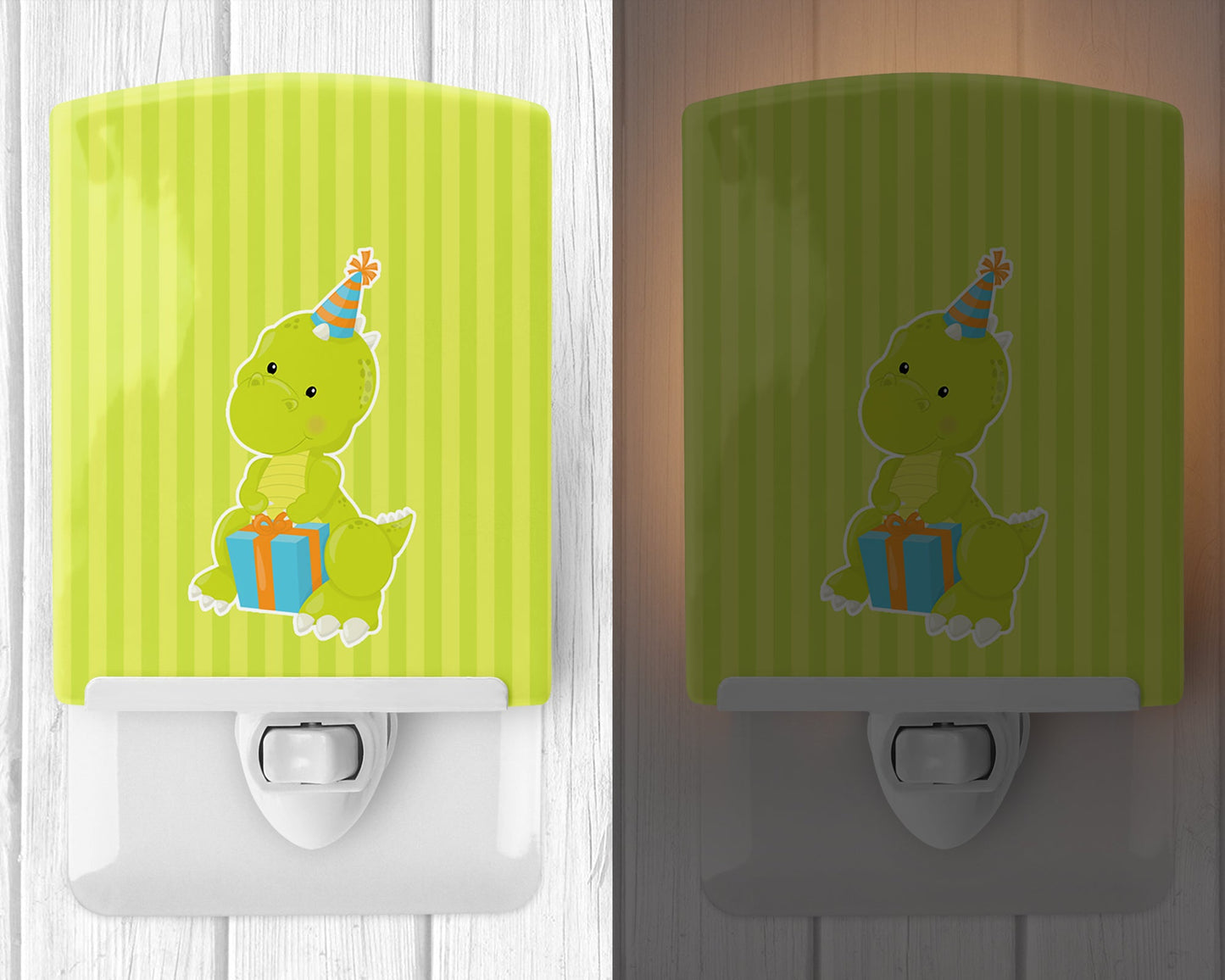 Dinosaur Green Ceramic Night Light BB8928CNL